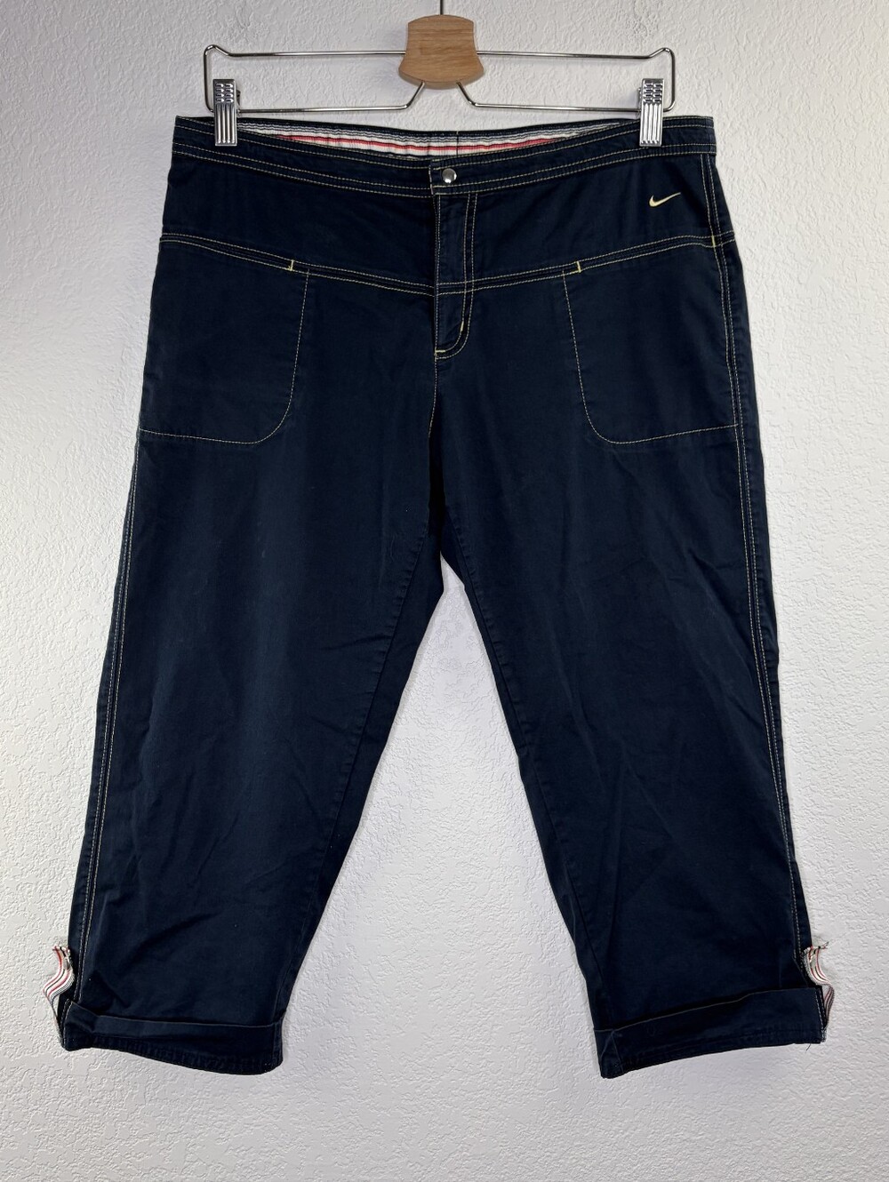 Nike Y2K Navy Low Rise Capri Medium